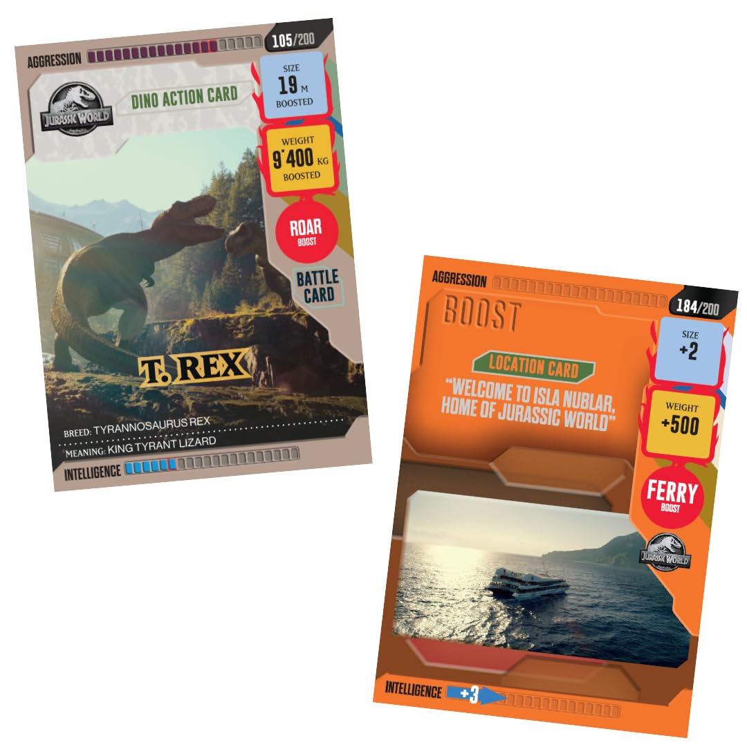 Panini Jurassic World Roar! Trading Card Game (Karten-Bundle)