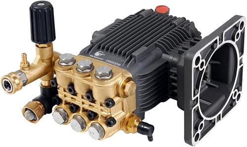 Canpump CF 2530 E8: 2500 psi @ 3 US gpm Electric Pressure Washer Replacement Pump with External Unloader, 1-1/8 inch Horizontal Shaft, 1750 RPM