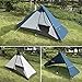 GEERTOP Ultralight Tent 1 Person 4 Season Single Man Backpacking Tent Waterproof Backpack Tent for Camping Hiking Outdoor Travel - Trekker Pole Tent