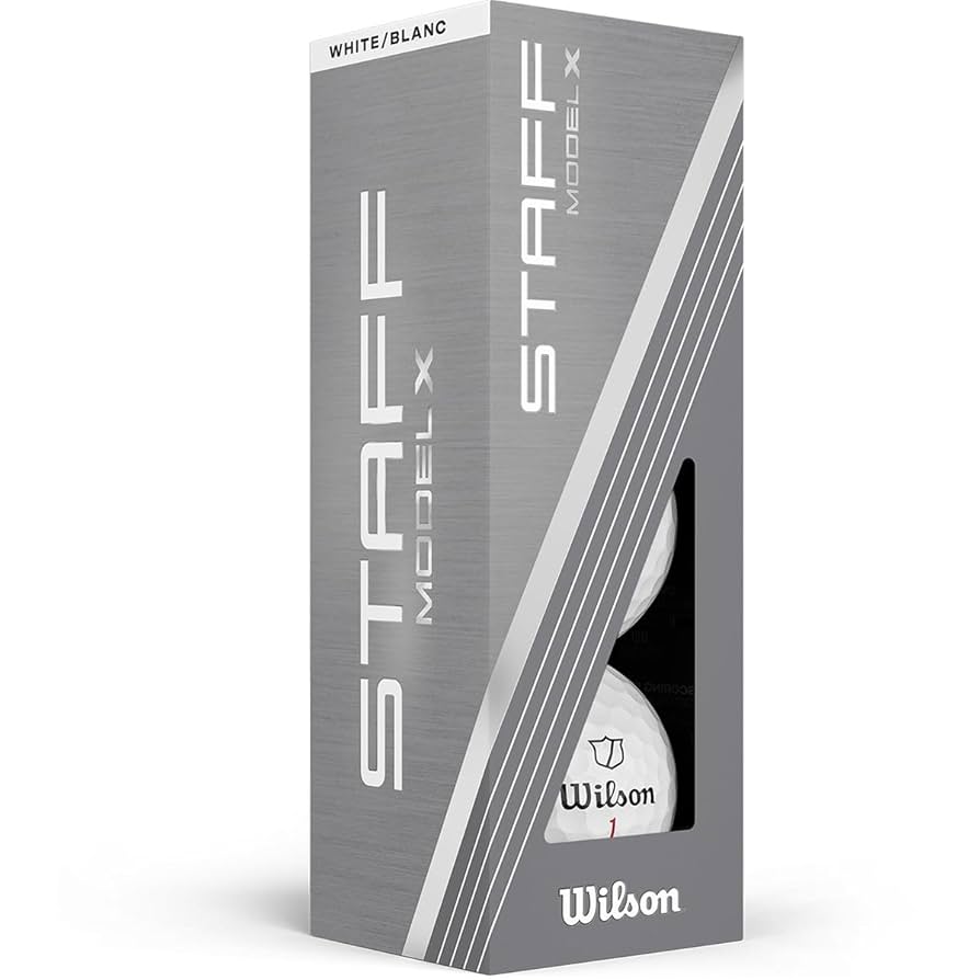 Amazon.co.jp: WILSON Staff Model X ゴルフボール (ホワイト、3