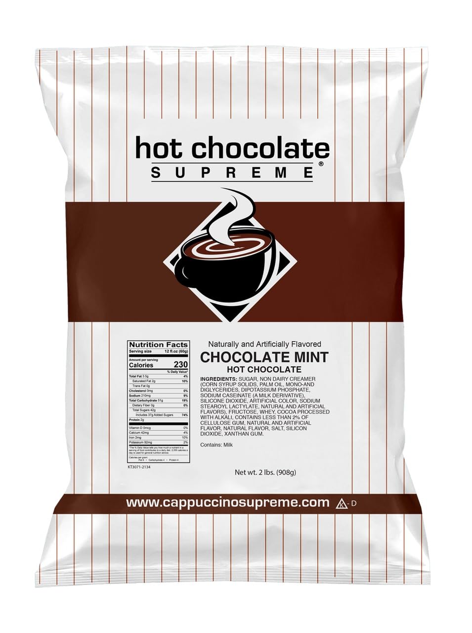Hot Chocolate Supreme 2 lb bag Chocolate Mint Hot Chocolate Mix