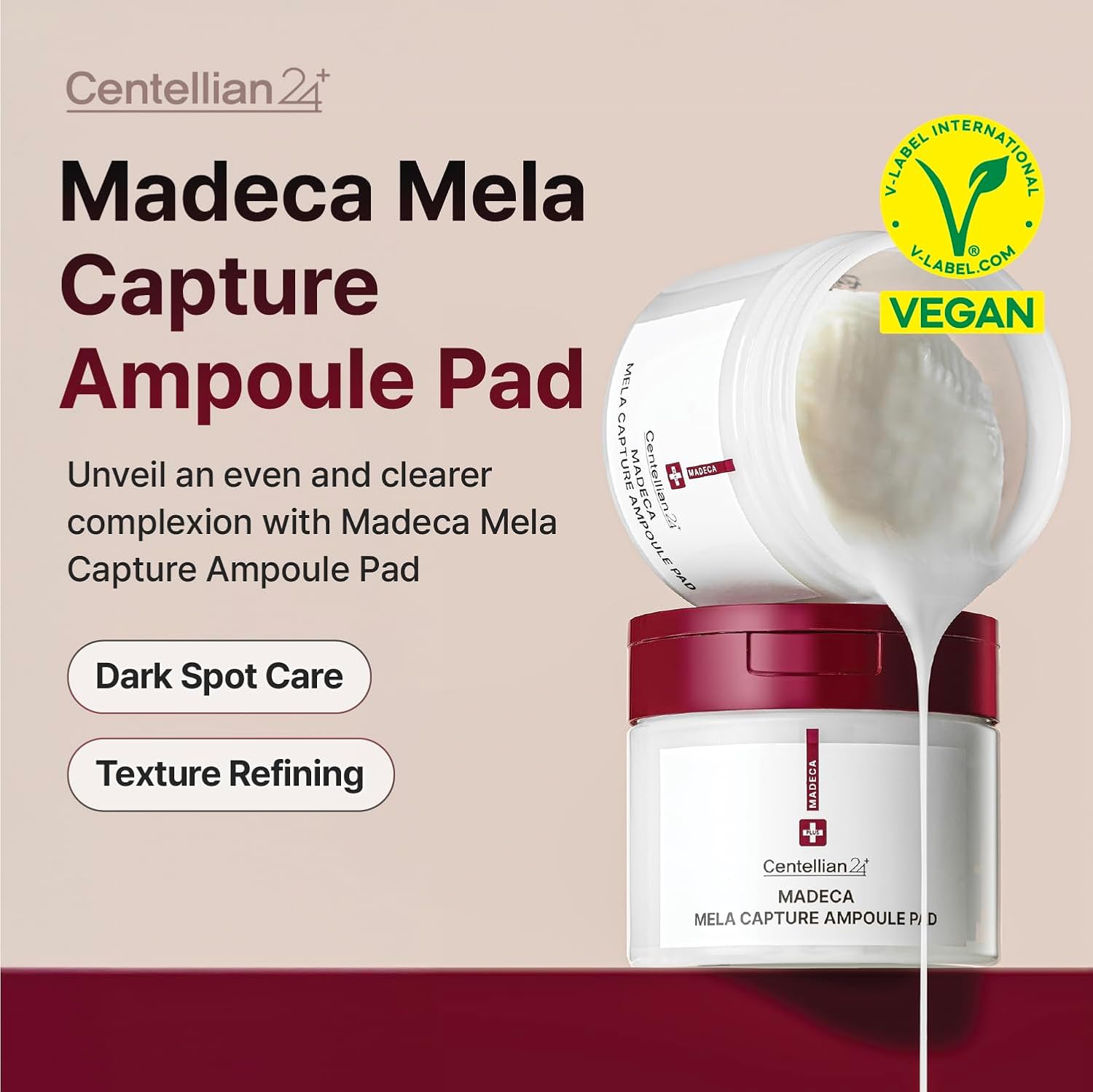 CENTELLIAN 24 Madeca Mela Capture Ampoule Pad (Evening, 5.58fl oz / 60 pcs) - Highly Concentrated Ampoule Pads for Tone Correcting, Vegan, Korean Skin Care. Niacinamide, TECA, Madecassic Acid. - Image 2