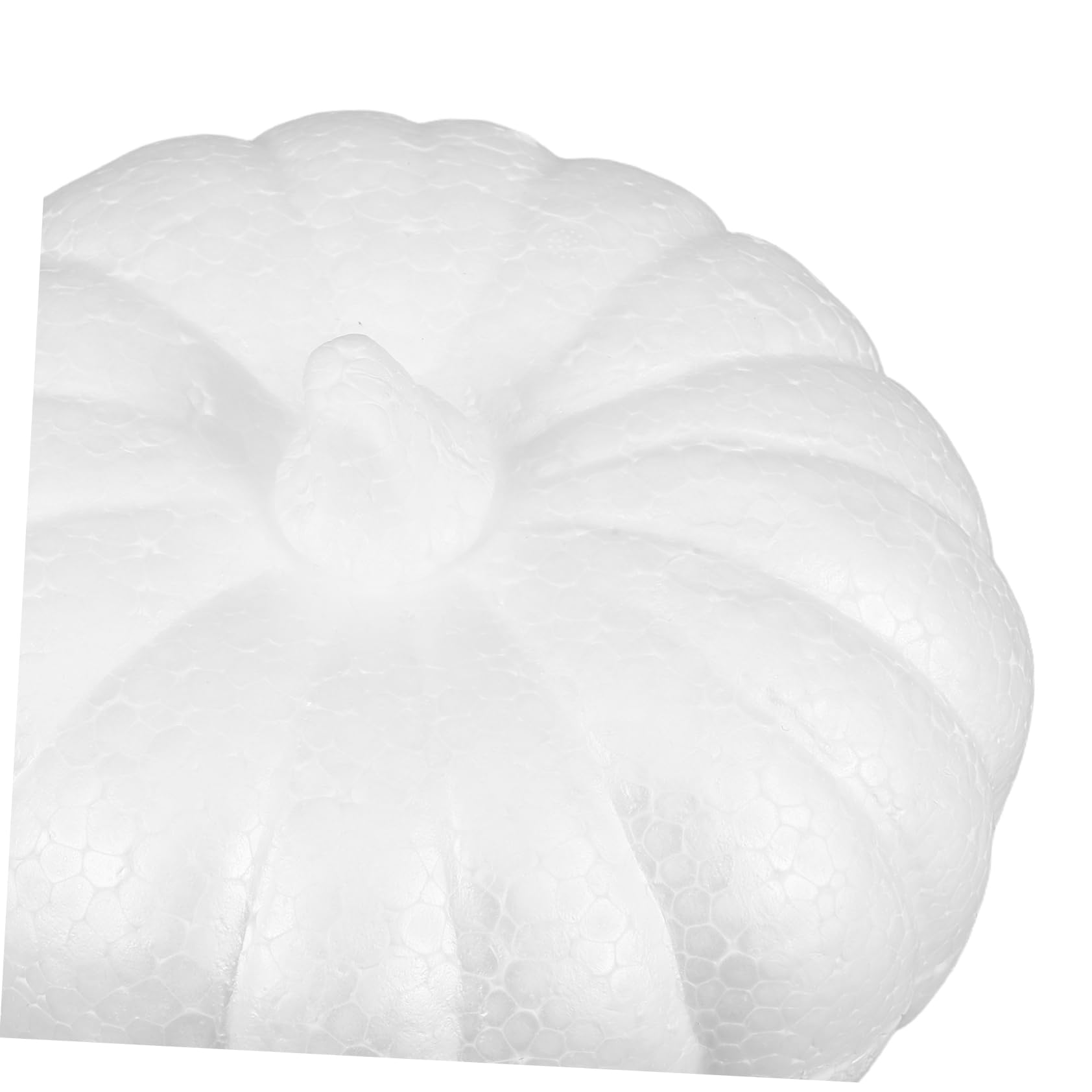 3pezzi Zucca Bianca Decorativa in Schiuma Accessori per Halloween e Autunno Zucche Artificiali per Lavoretti Fai da Te e Pittura