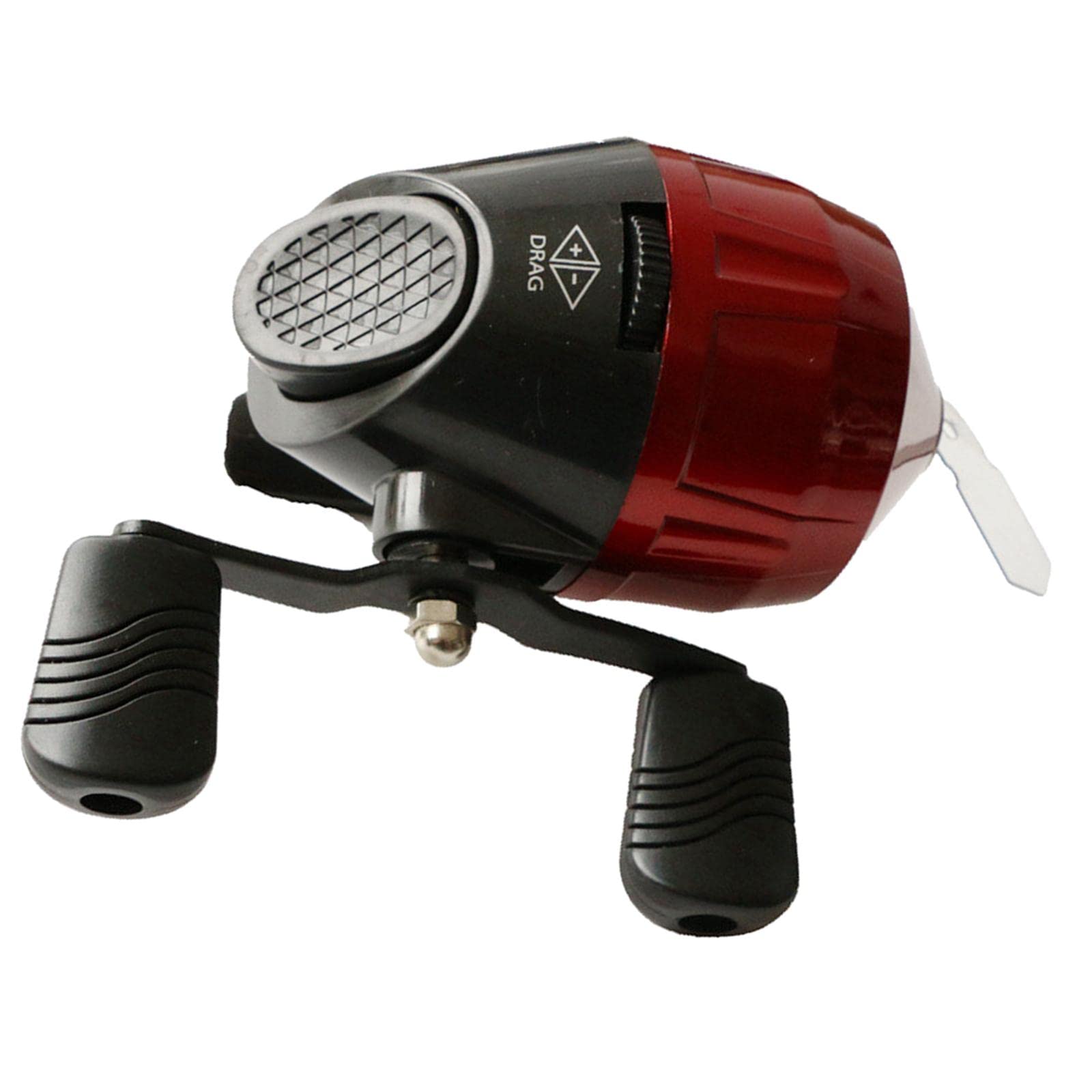 AMLESO Reel, Push Button Design, Reels for Outdoor Rivers Freshwater, Red Double Handle : Sports & Outdoors