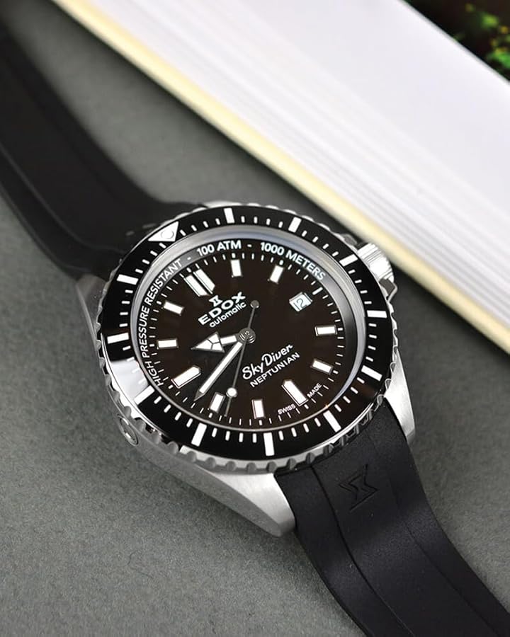 EDOX 80120-3NCA-ODN スカイダイバー ネプチュニアン オートマ ネプチュニアン オートマティック | EDOX Official Site