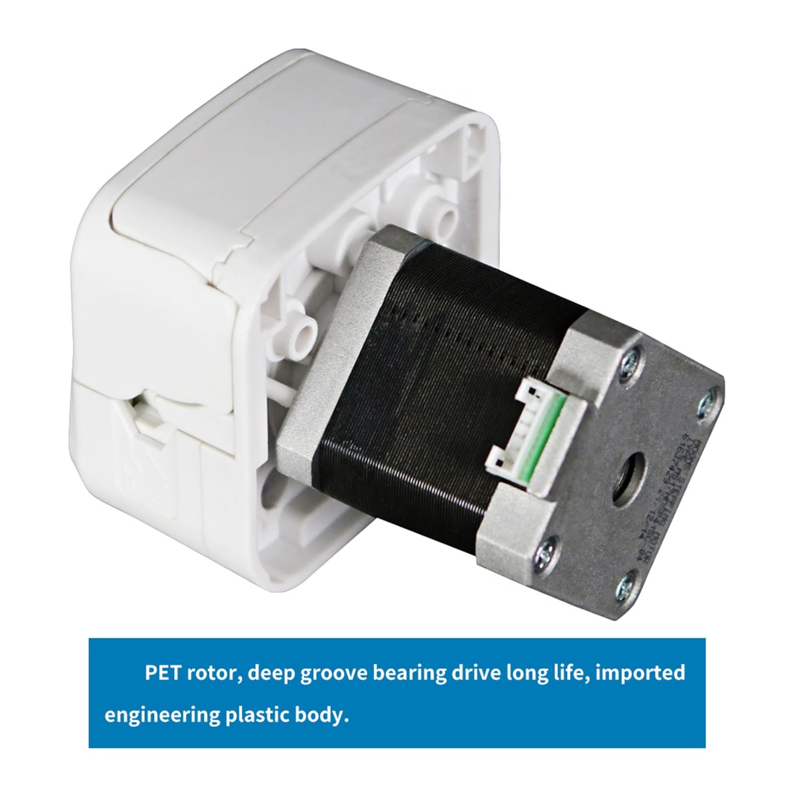 Bomba peristáltica DIY KK300 de 485 ml/min, bomba autocebante de 24V con cabezal de bomba de transformadores, bomba dosificadora de laboratorio
