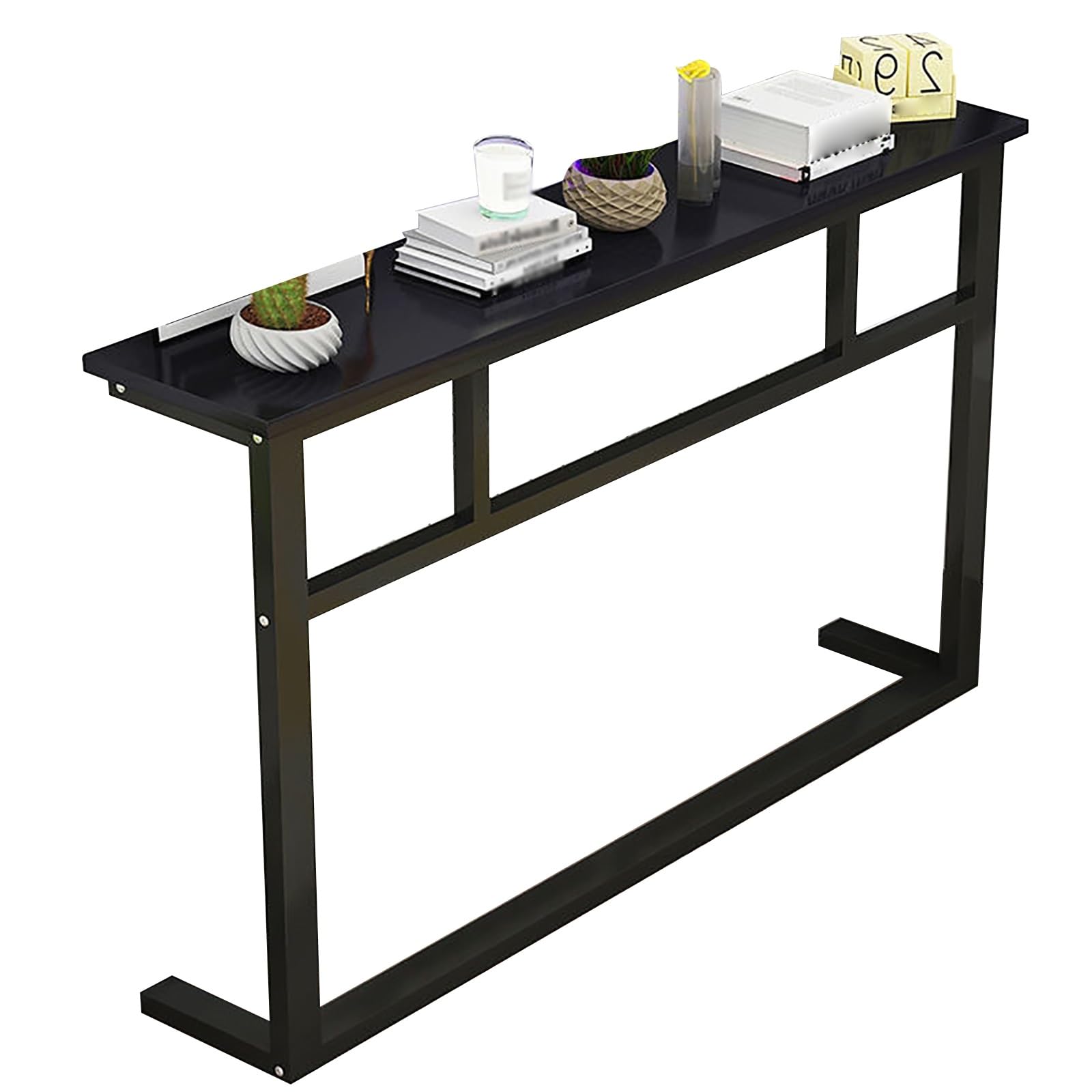 Housse chauffante de couloir 120cm console fine noire pour habiller vos radiateurs