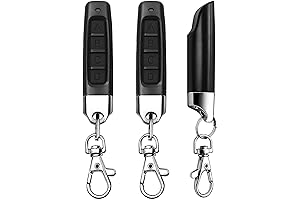 3 Pack of 433MHz Copy Remote Controllers - Universal Garage Door, Wireless...