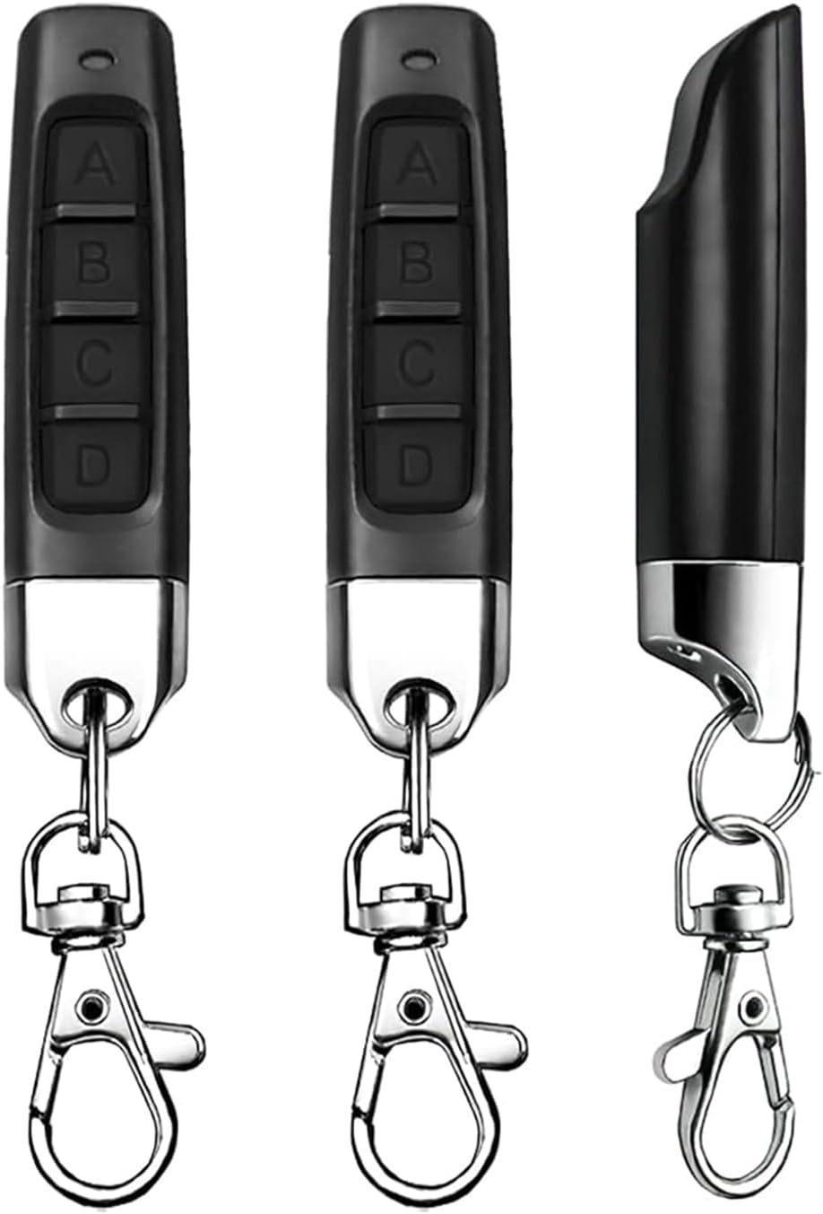 3 Pack 433MHz Copy Remote Controller Universal Garage Door Wireless