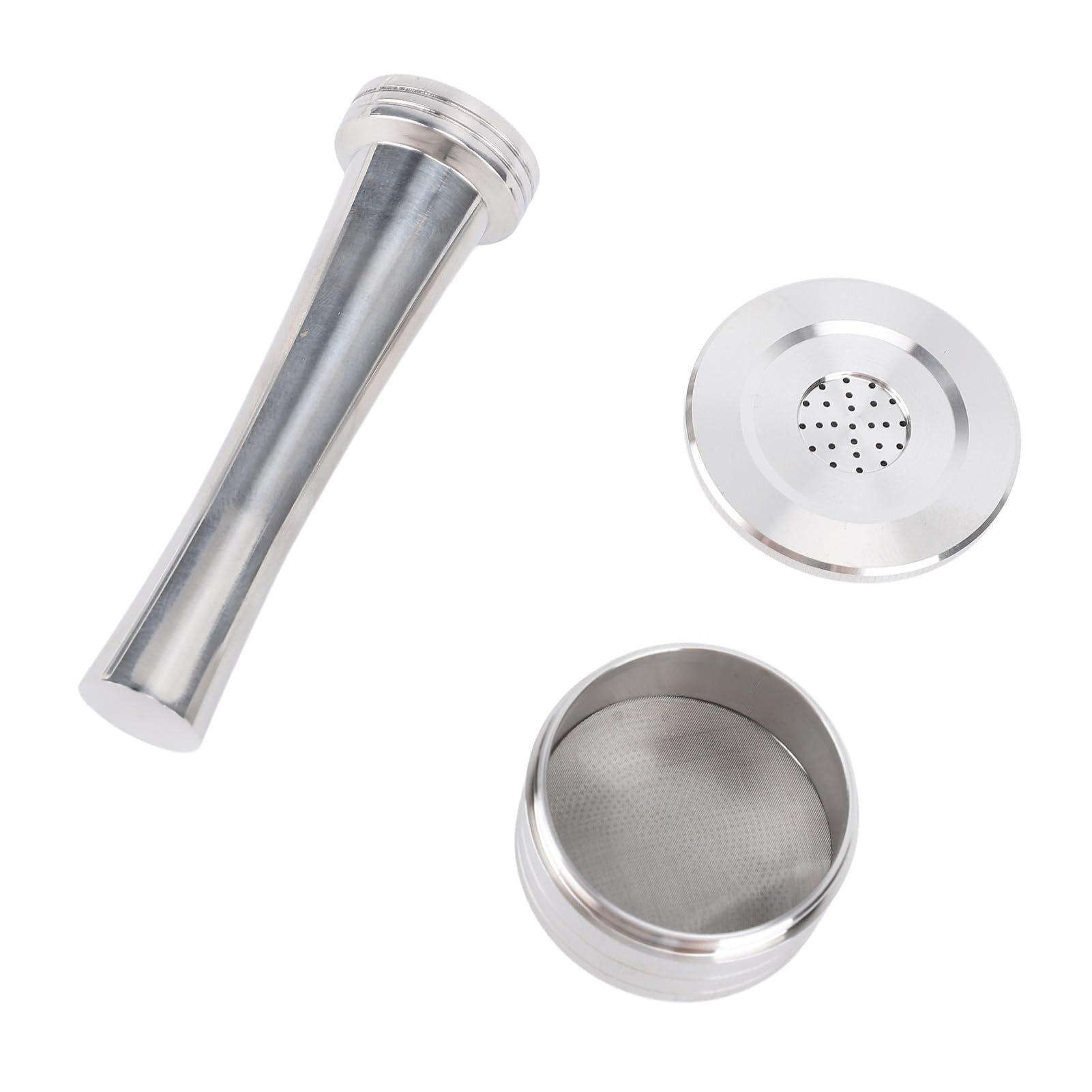 Kapsułka do Kawy Wielokrotnego Użytku ze Stali Nierdzewnej Kapsułka do Wielokrotnego Użytku 20 Ml Filtr z Drobnymi Oczkami 39,3 X 20,5 X 35,2 Mm Ekspresów Kawy Urządzenia Picia w Domu (z