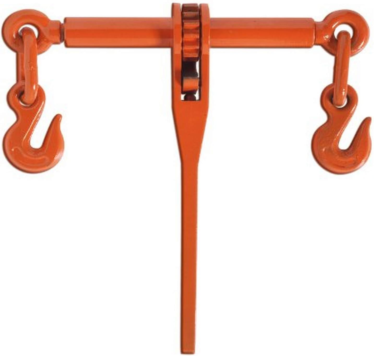 Koch 099212 1/4-Inch Ratchet Load Binder, Grade 43, for Transport Chain, Tie Down, Hauling, Towing, Powder Coated Orange Steel, 2,600 lbs. Working Load Limit