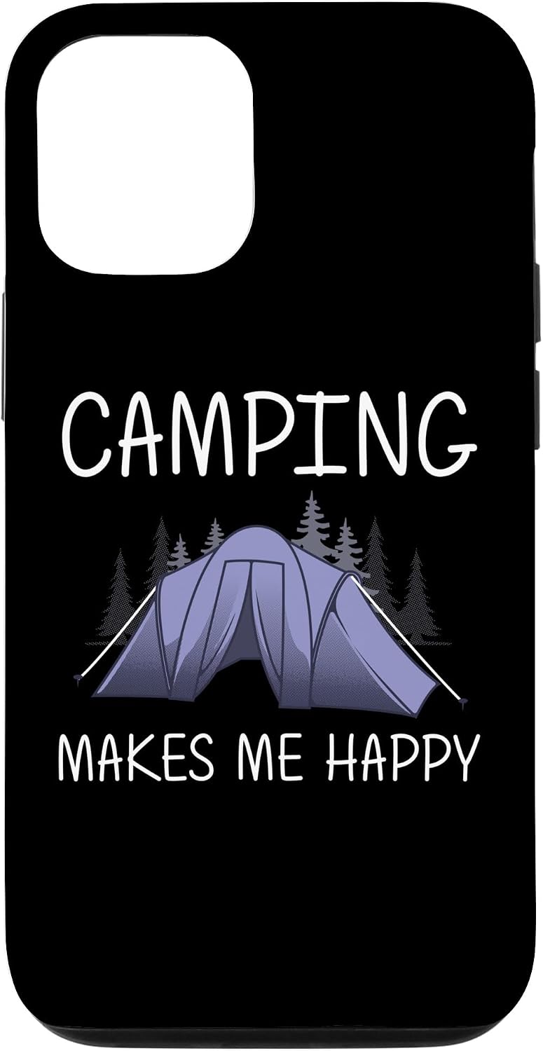 iPhone 12/12 Pro Cool Camping For Men Women Camper RV Tent Hiking Glamping Case