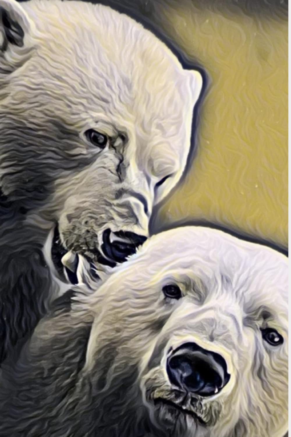 Polar Bear Nibble - Lined Journal Notebook - 6x9 - 160 Pages