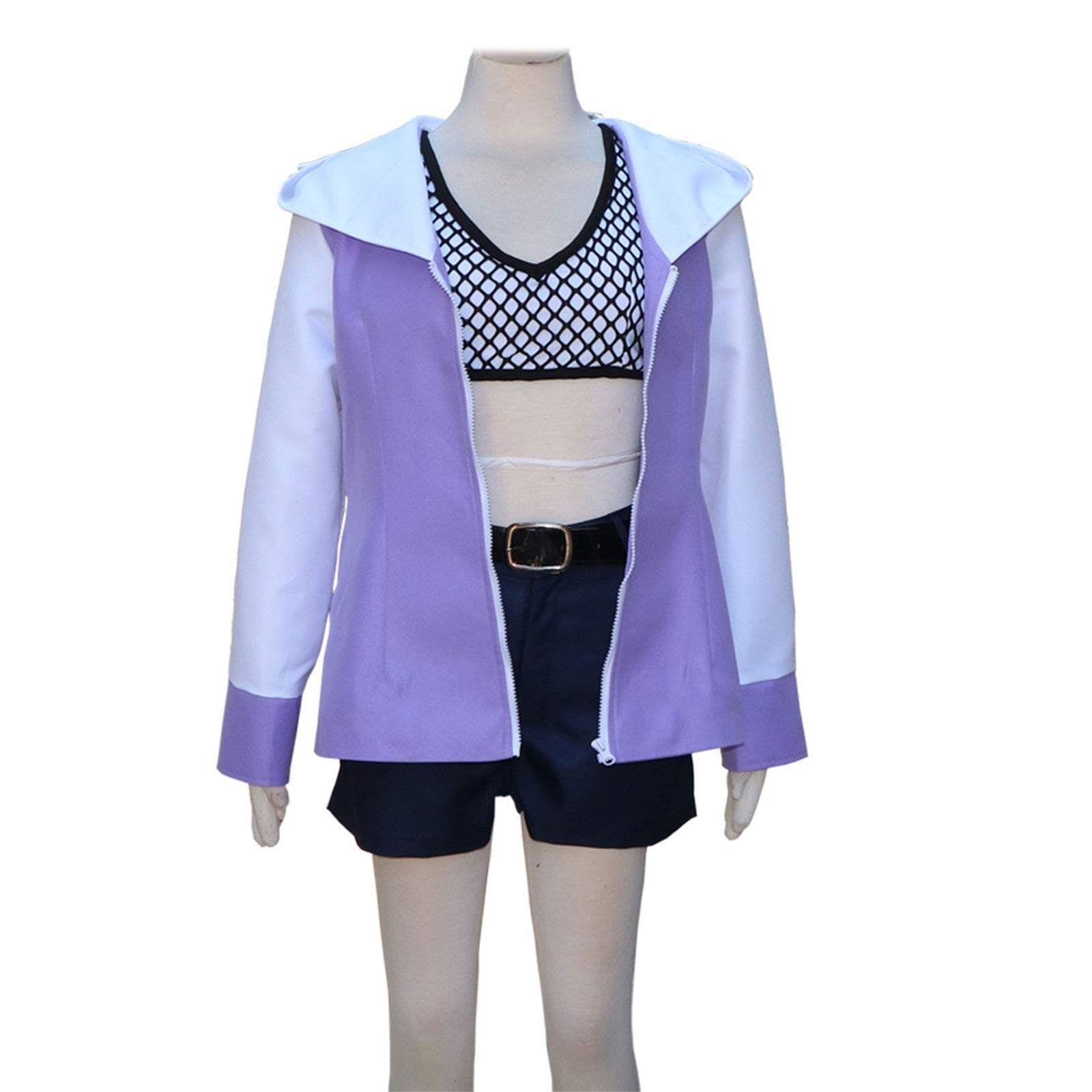 Jiumaocleu Hinata Cosplay Kostuum Paars Vrouwen Trainingspak Set