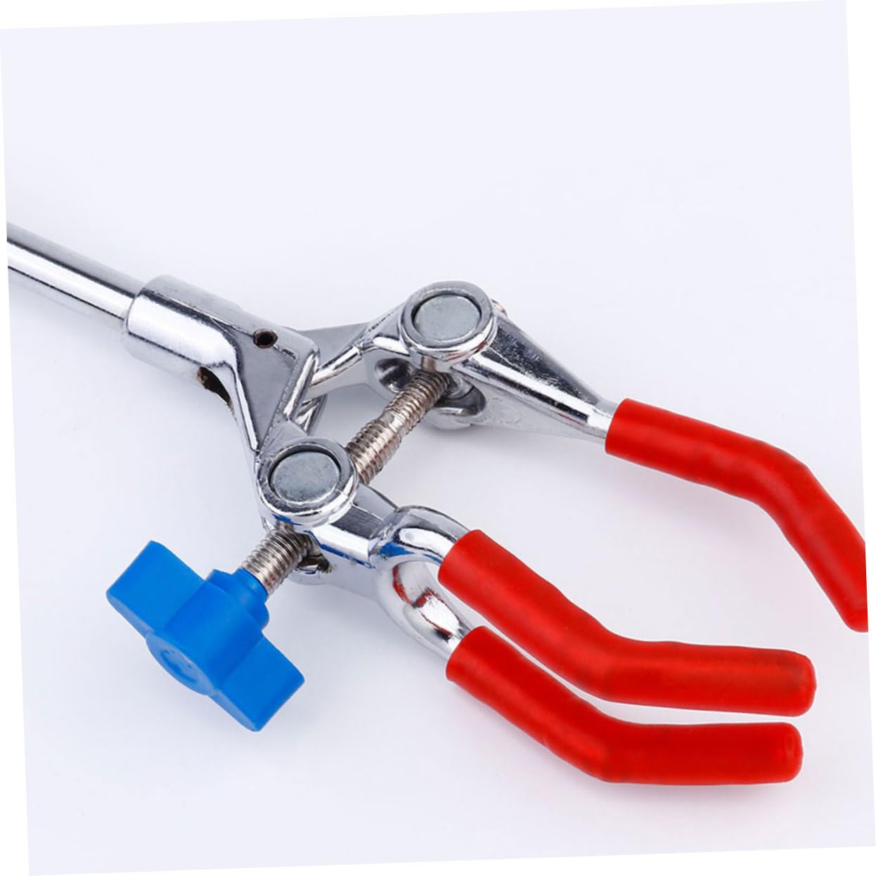 ULTECHNOVO 10piezas Abrazadera De Laboratorio Ajustable De Acero Inoxidable Para Frascos y Tubos De Ensayo De Accesorio Esencial Para Soporte De Retorta Resistente y Duradero