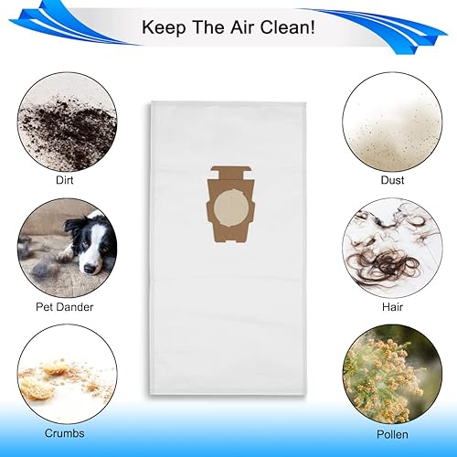 Miniatura 6 de Bolsas de vacío estilo F para Sentria I II G10D, Avalir, Avalir 2, Ultimate G Series, Diamond Edition, bolsas de tela universales HEPA de repuesto