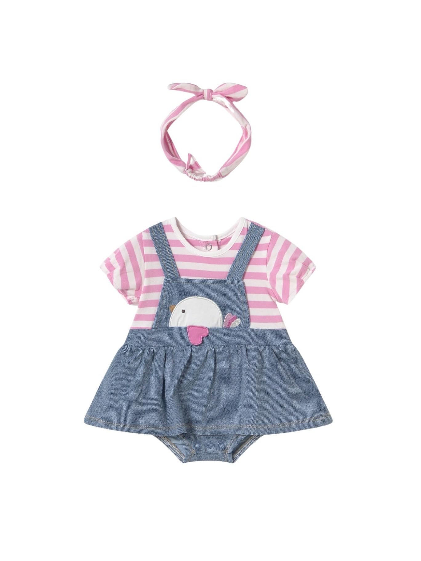 Mayoral Pelele falda para bebé niña 4-6 meses (70cm)