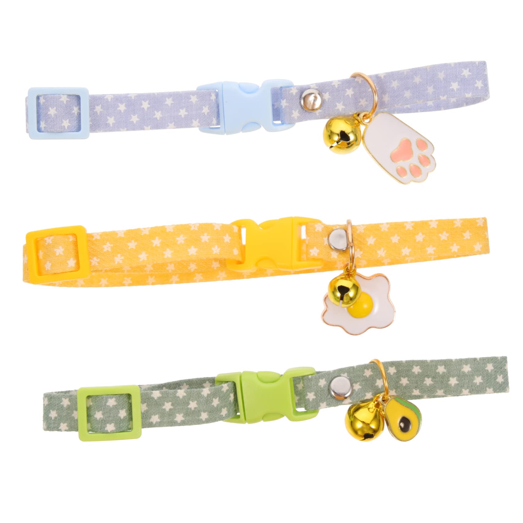 POPETPOP 15stücke Katzenhalsband Mit Avocado- Verstellbar Und Für Katzen Und Kleine Hunde Für Täglichen Gebrauch Und Besondere Anlässe