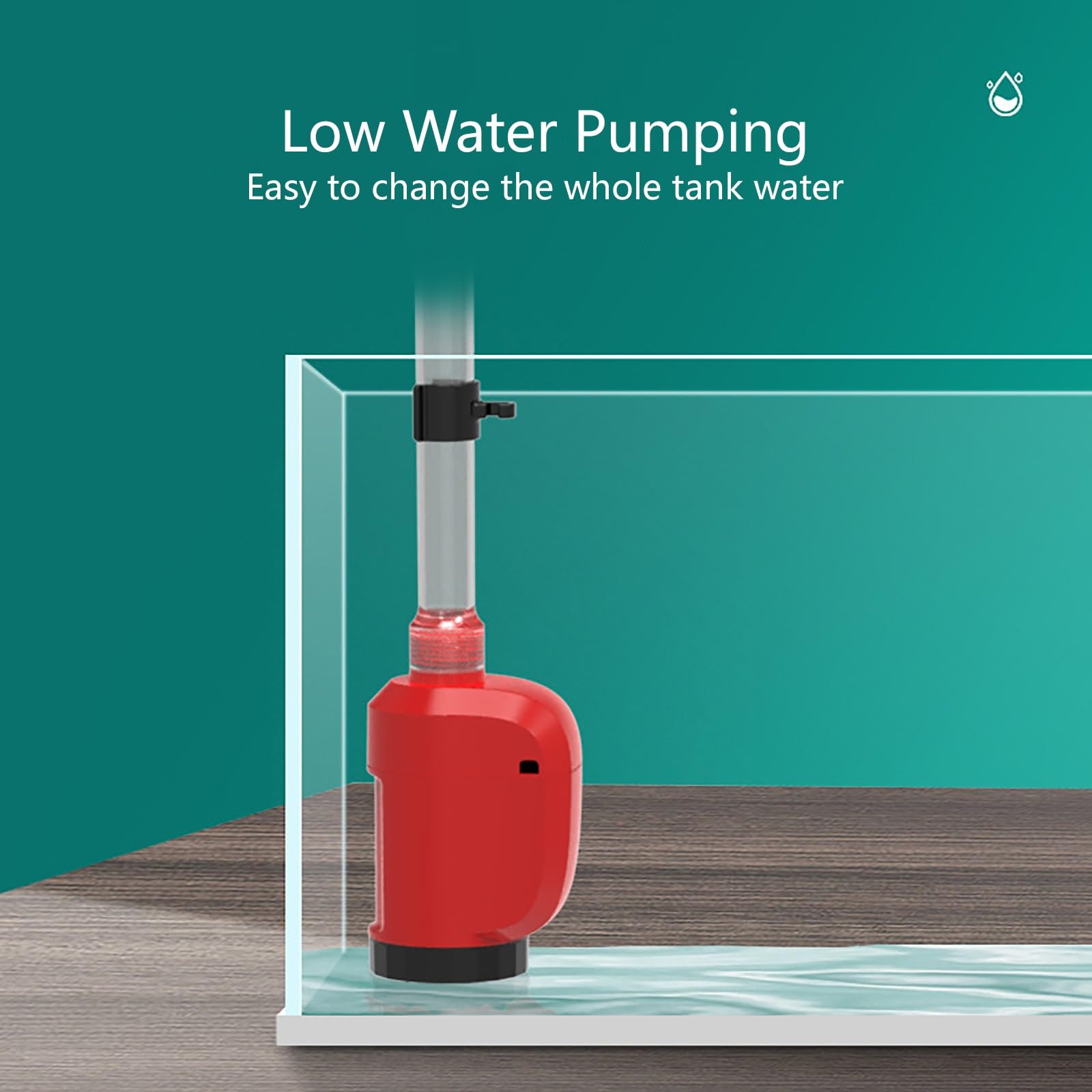 Limpiador De Grava De Acuario, Herramientas De Vacío para Peceras, Limpiador De Algas, Adecuado para Cambiar El Agua De Lavado Filtro De Agua De Arena y Circulación De Agua