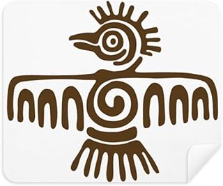 Mexico Totems Bald Eagle Ancient Civilization Cleaning Cloth Screen Cleaner 2pcs Suede Fabric