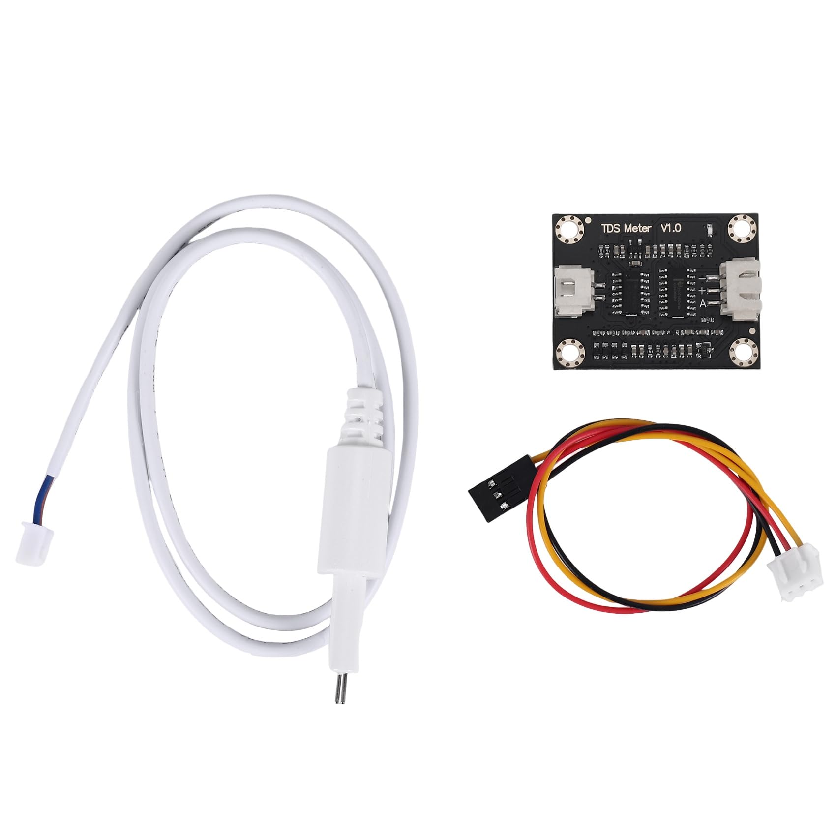 Ctrlzs Analog Tds Sensor Tds Meter Water Conductivity Sensor Tester Liquid Detection Water Quality Monitoring Diy With 2 Cables