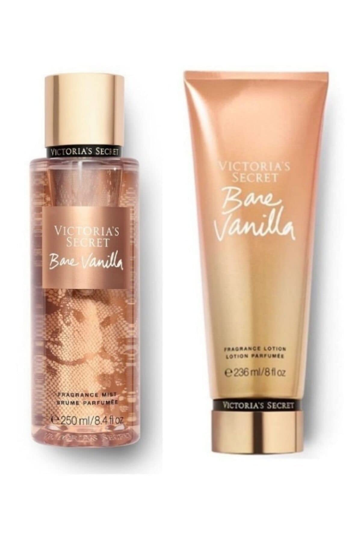 Victoria's Secret Bare Vanilla Vücut Sprey,vücut Losyonu 2 Li Set
