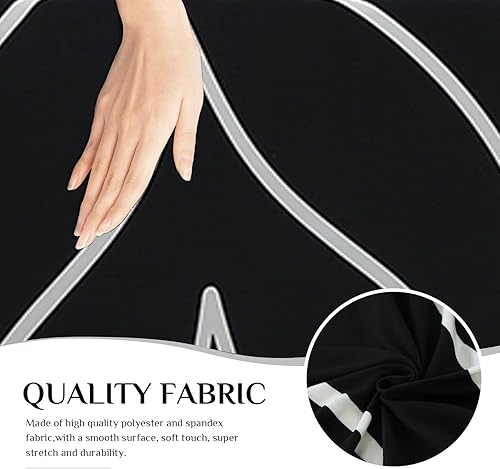 Miniatura 5 de FIGOOO Fundas de sofá modulares en forma de L, 2 fundas elásticas para sofá seccional, reversible, universal, antideslizante, protector de muebles