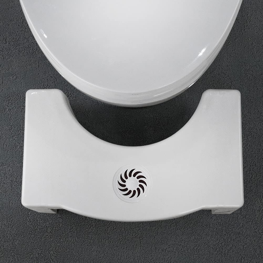 Sgabello pieghevole per WC, strumento da bagno pieghevole, sgabello accovacciato, strumento per vasino in legno, robusto sgabello pieghevole, sgabello