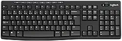 Teclado sem fio Logitech K270 com 8 Teclas Multimídia, Conexão USB, Pilhas Inclusas e Layout ABNT2 - Compatível com PC e Notebook.