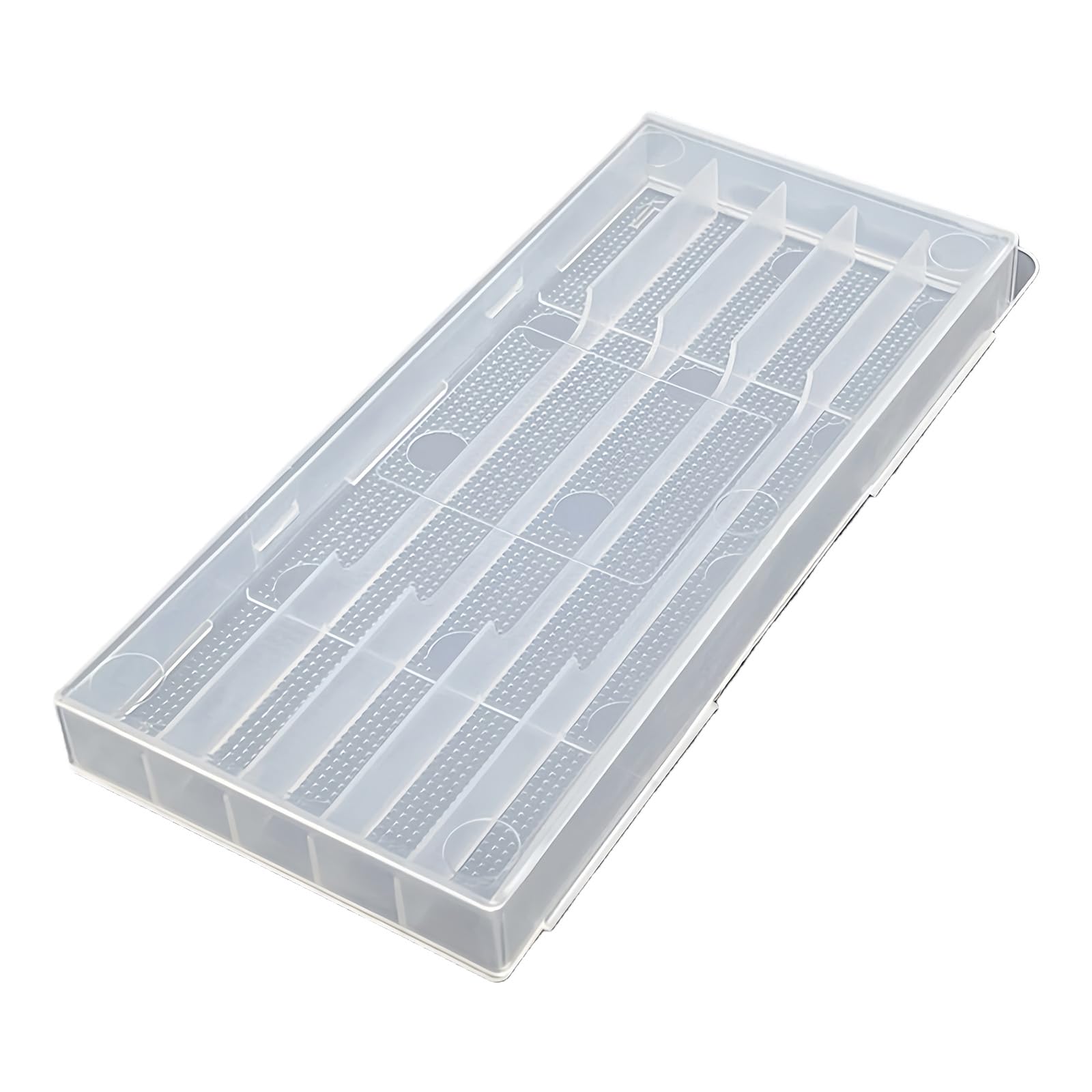Osniyaw Tool Accessory Box, Clear Plastic Case, Thickened Construction And Portable Hook For Efficient Organisation, Tool Box, Hardware Storage Organisers, Small Parts Case