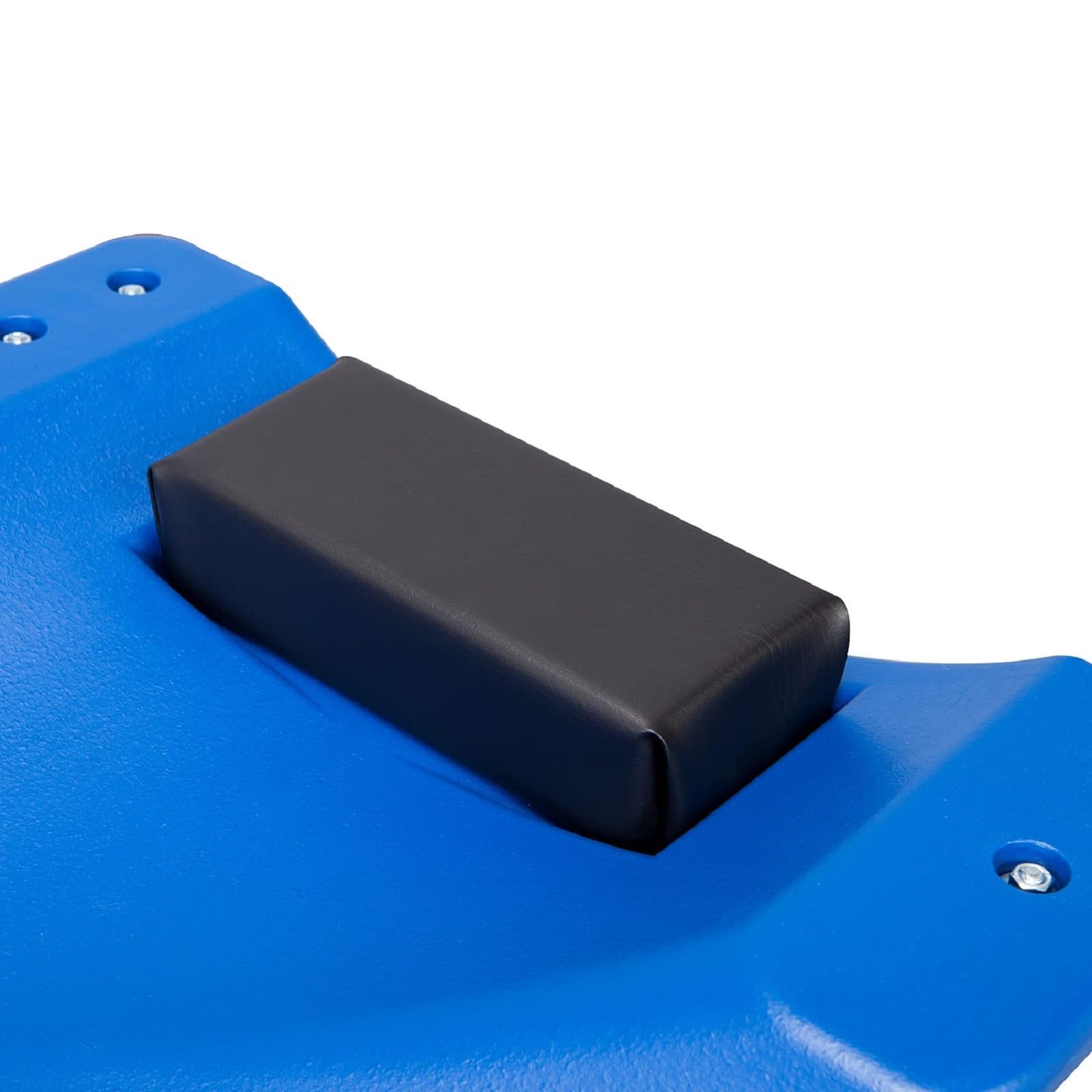 BIG RED ATRP6240UR - Carrito mecánico de plástico Moldeado por soplado, Carrito mecánico de 40 Pulgadas con reposacabezas Acolchado y 6 Ruedas, 350 Libras, Color Azul