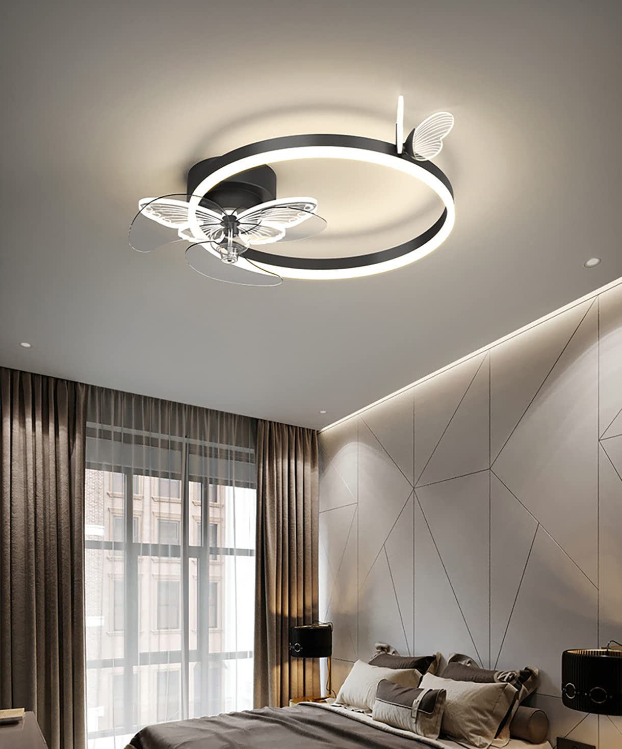 Plafonnier ventilateur de plafond moderne 3 vitesses haut de gamme