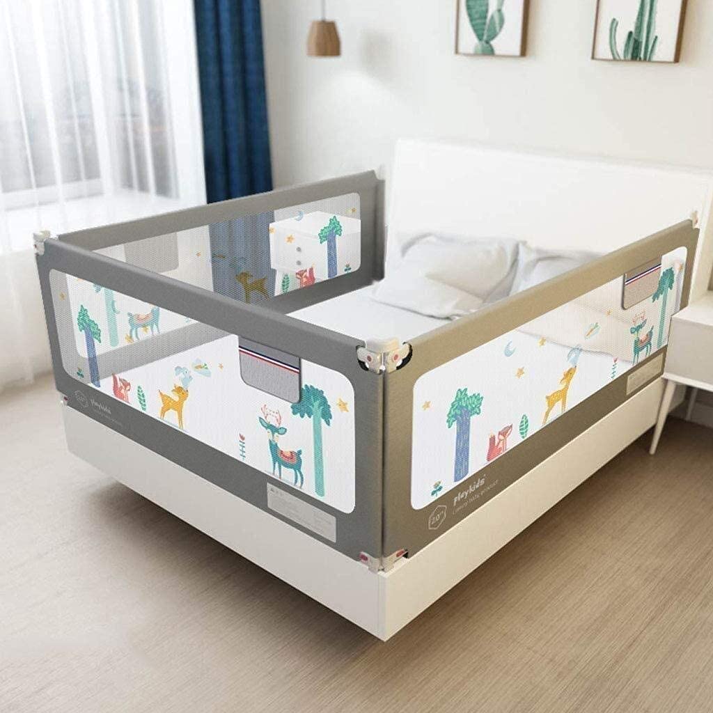 Box per Bambini Ringhiera per Lettino per Bambini Ringhiera per Letto Portatile Protezione di Sicurezza Regolabile in Altezza per Bambini Bambini Giocattolo Regolabile da 75 a 92 c