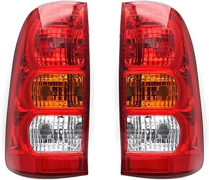 Rear Tail Lights Brake Signal Lamp Compatible With Toyota Hilux MK6 Pickup Vigo 2005 2006 2007 2008 2009 2010 2011 81550-0K010 81551-0K010Left and Right