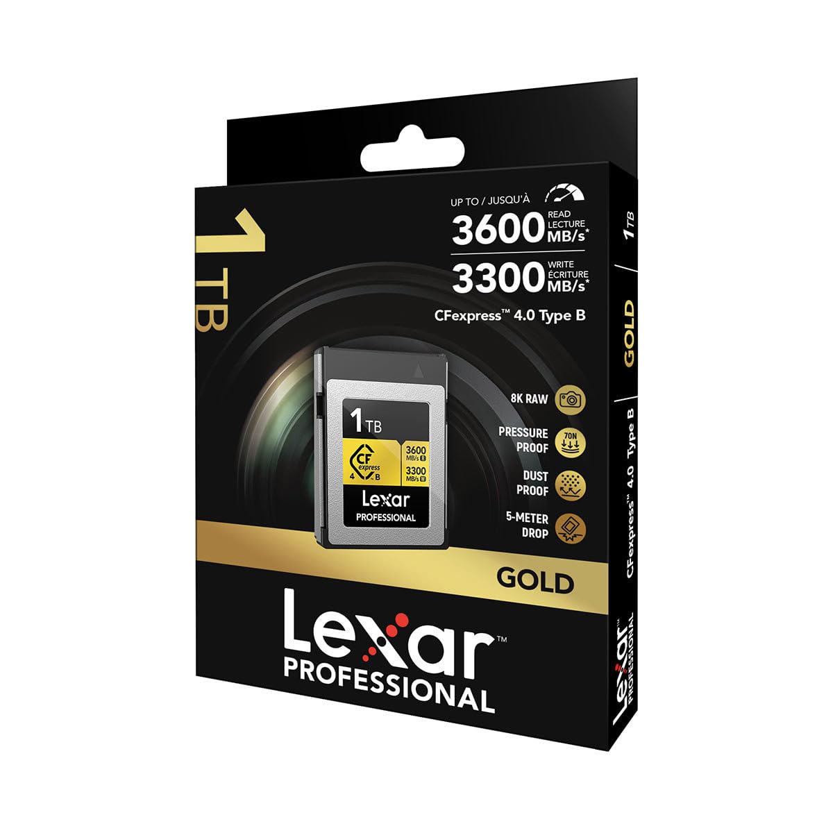Amazon.com: Lexar 1TB Professional GOLD CFexpress 4.0 Type B