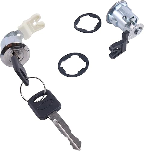 Miniatura 7 de Juego de cilindros y llaves de cerradura de puerta compatible con Ford Econoline Van F150 F250 F350 E150 E250 E350 E450 B2300 B2500 B3000 B4000