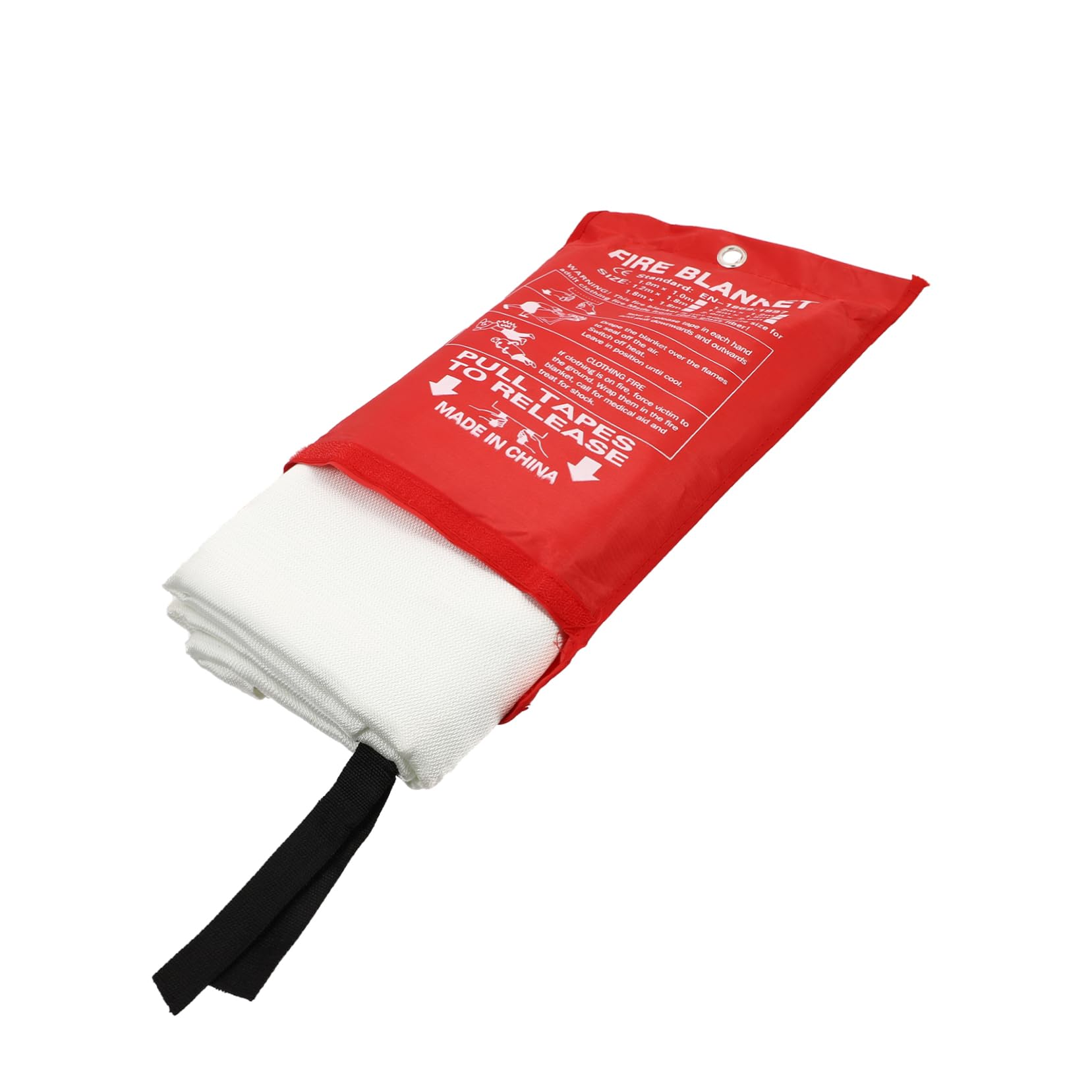 Feuerschutzdecke aus Glasfaser, Weiße Löschdecke für Grill und Küche