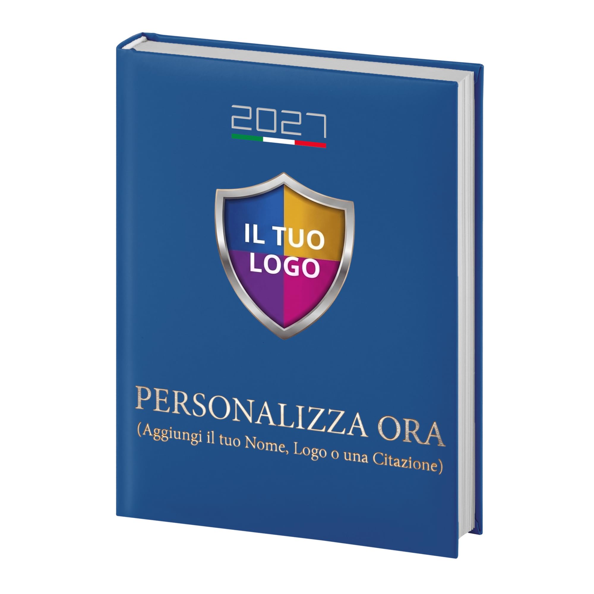 Agenda Giornaliera 2027 Personalizzabile 15x21 cm