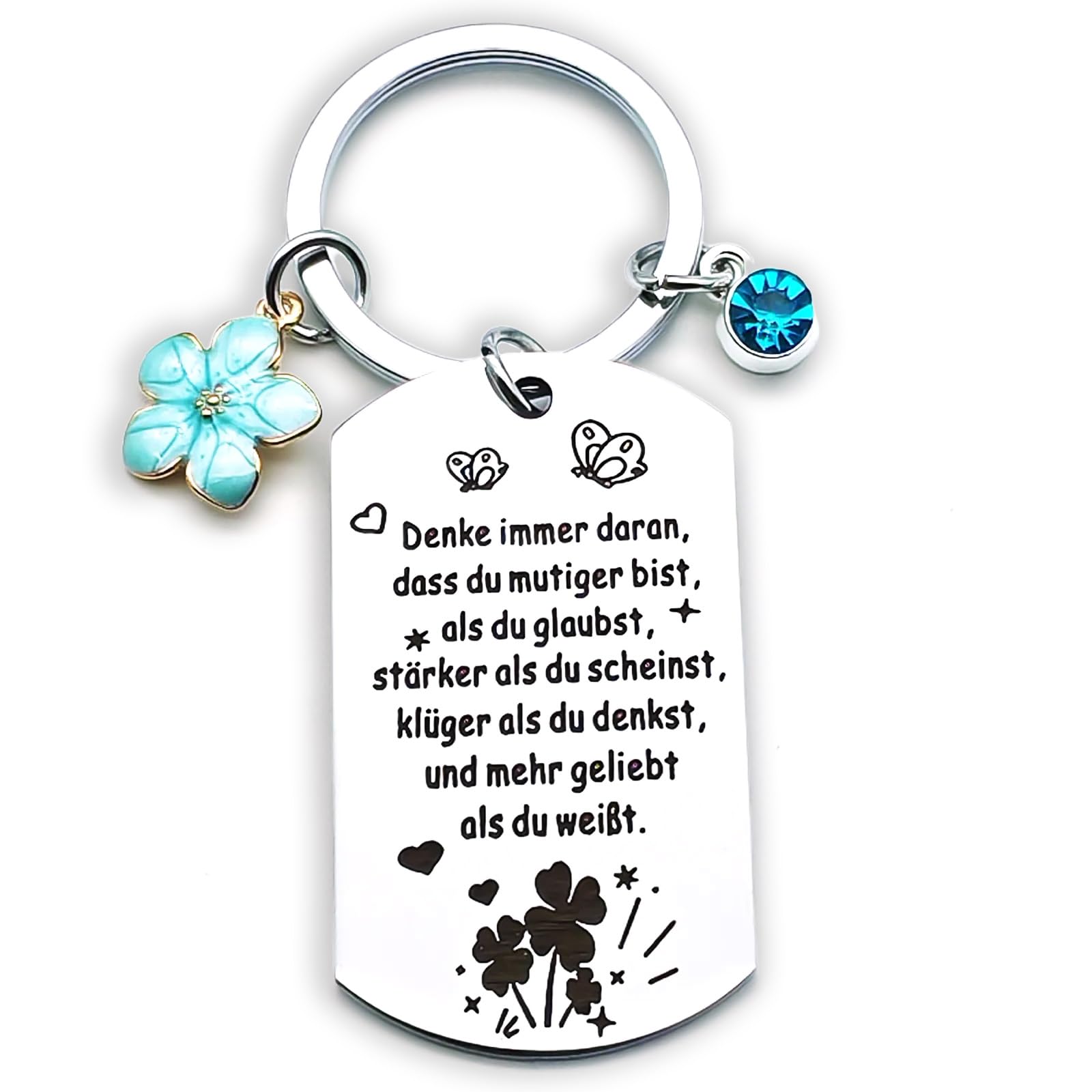 Zynara Inspirierender Schlüsselanhänger Frauen, Schwester, Kollegin, Motivations Geschenk für Frauen, Abschiedsgeschenk Kollegen, Geschenk Freundin Geburtstag