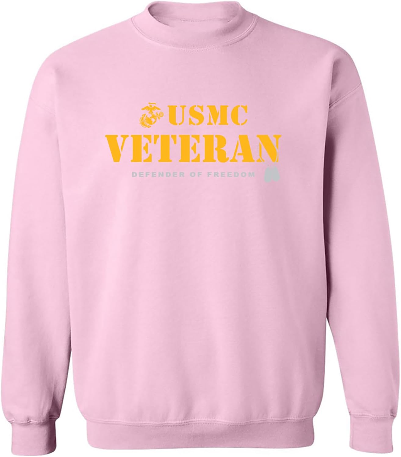 zerogravitee USMC Veteran Defender of Freedom Crewneck Sweatshirt