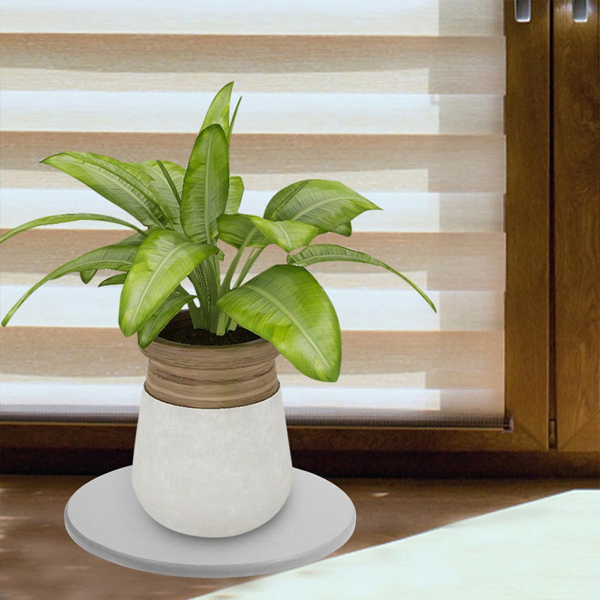 4pcs Water Absorption Plant Trays Drip Trays for Potted Plants Flower Pot Saucers