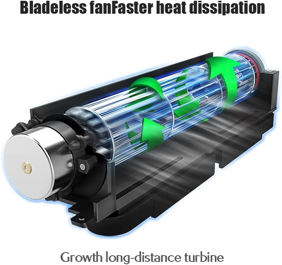 Laptop Cooler Gaming Notebook Cooling Pad Stand RGB LED Adjustable Silent 2600RPM Cable Tablet Desk Fan