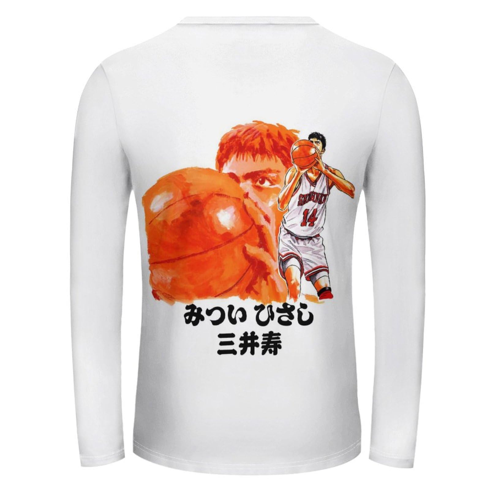Amazon.co.jp: メンズ 長袖tシャツ スラムダンク 三井寿 ロングtシャツ