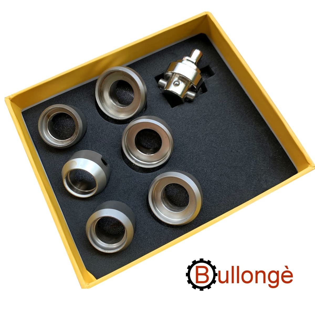 BULLONGÈ RLX Gehäuseöffner-Einsätze 5538 mit Adapter für Uhren-Gehäuseöffner 5700 - Uhrenwerkzeug zum Öffnen von RLX und TDR Uhren