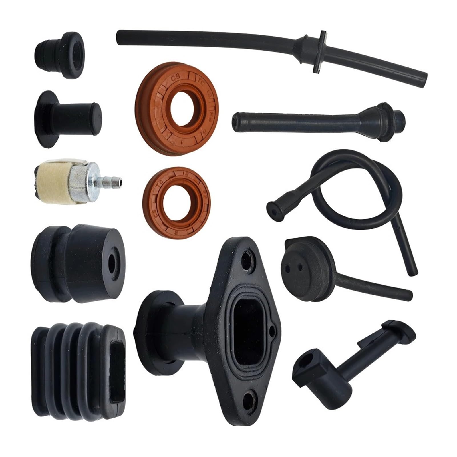 Kit réparation joint d'huile et tuyau mazout pour petite scie 2500 G2500 25cc