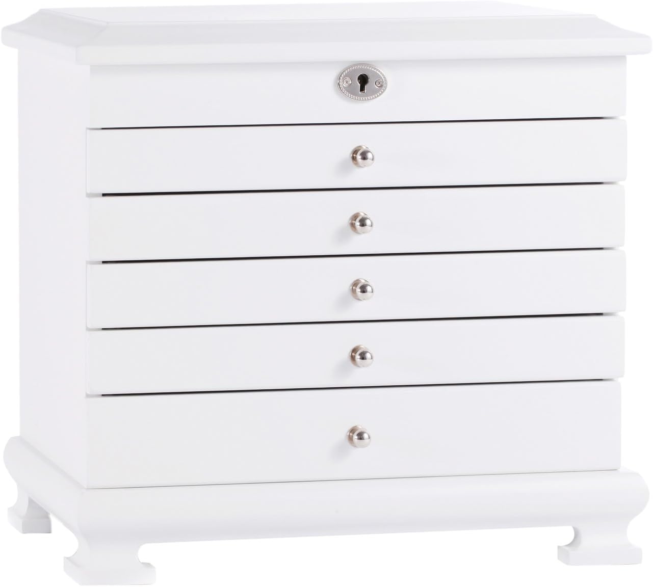 3-Layer Jewelry Organizer Box For Women – PU Leather Storage Case For Earrings, Rings, Necklaces & Bracelets