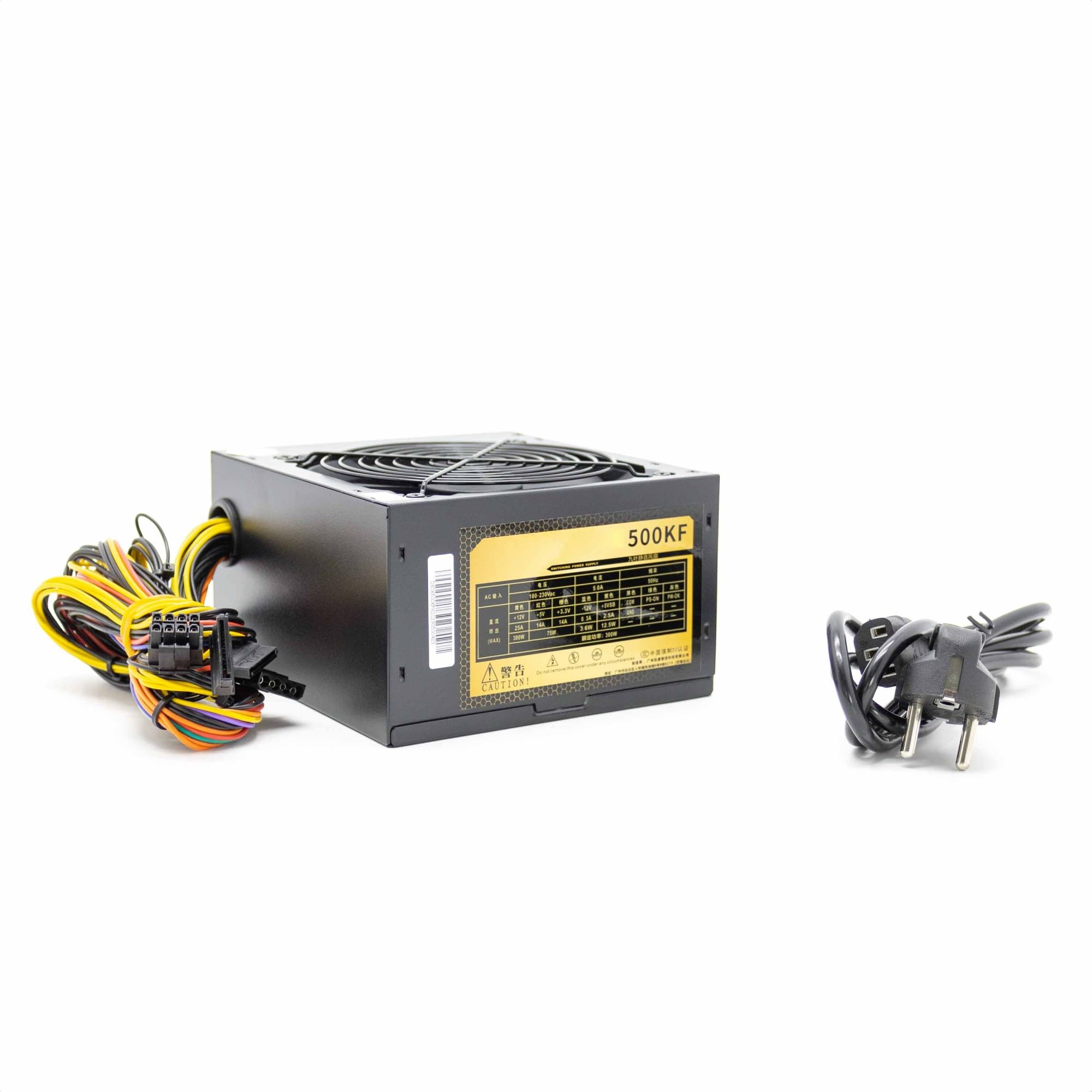 Simpletek - Fuente de alimentación ATX de 300 W para ordenador fijo | 4+4 6+2 20+4 pines | SATA IDE PC Power Supply PSU