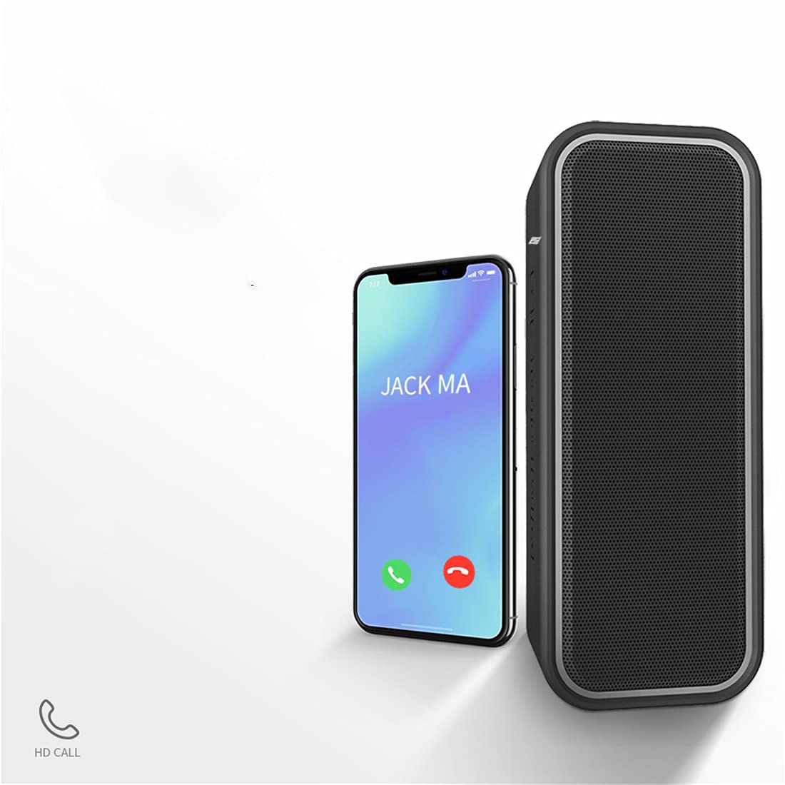 Altoparlante Bluetooth, Altoparlanti Wireless Portatili, IPX7 Impermeabile, All'aperto, Portatile, Doppio Accoppiamento, Bluetooth 5.0, Bassi in Forte Espansione, per All'aperto, Campeggio