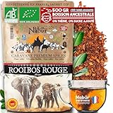 Nabür - Rooibos Nature BIO 500 gr | 100% Agricultura Orgánica | Té Rojo Antioxidante, Sin Teína | Suave, Relajante | Rooibos a granel