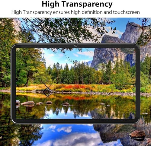 Image of compatible with Nokia T10 8inch Tab Tablet Tempered Glass Screen Protector Guard Full Screen Coverage Edge to Edge with Easy Installation kit | Anti-Scratch & Smudge Proof